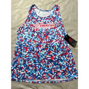 New Balance Nationals Outdoor All American running Singlet Tank Women XXL